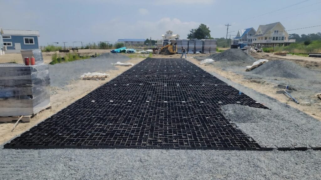permeable pavers installation